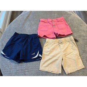 Lot 3 Girls Shorts Size 8/10